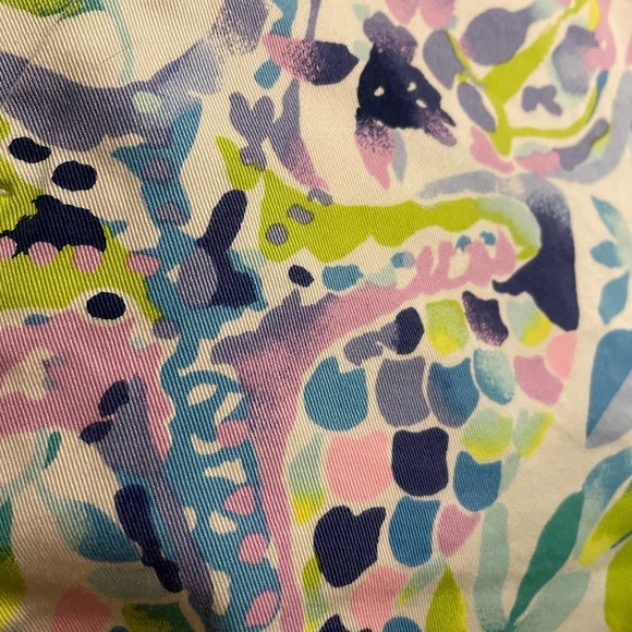 Lilly Pulitzer Callahan Stretch Short Resort White Shell Beach Size 6 - Picture 4 of 7